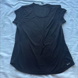 Nike Black Dri-Fit Sleeve T-Shirt
